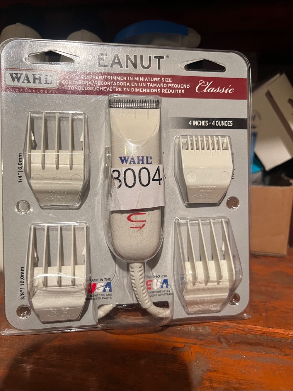 Wahl Professional Peanut Trimmer Kit - white